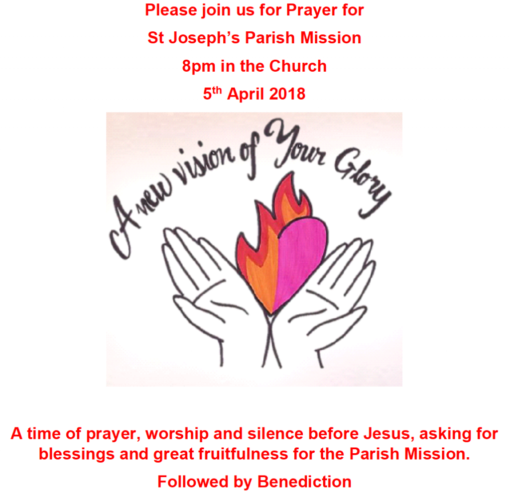 Parish mission prayer meeting – St Joseph's Catholic Church