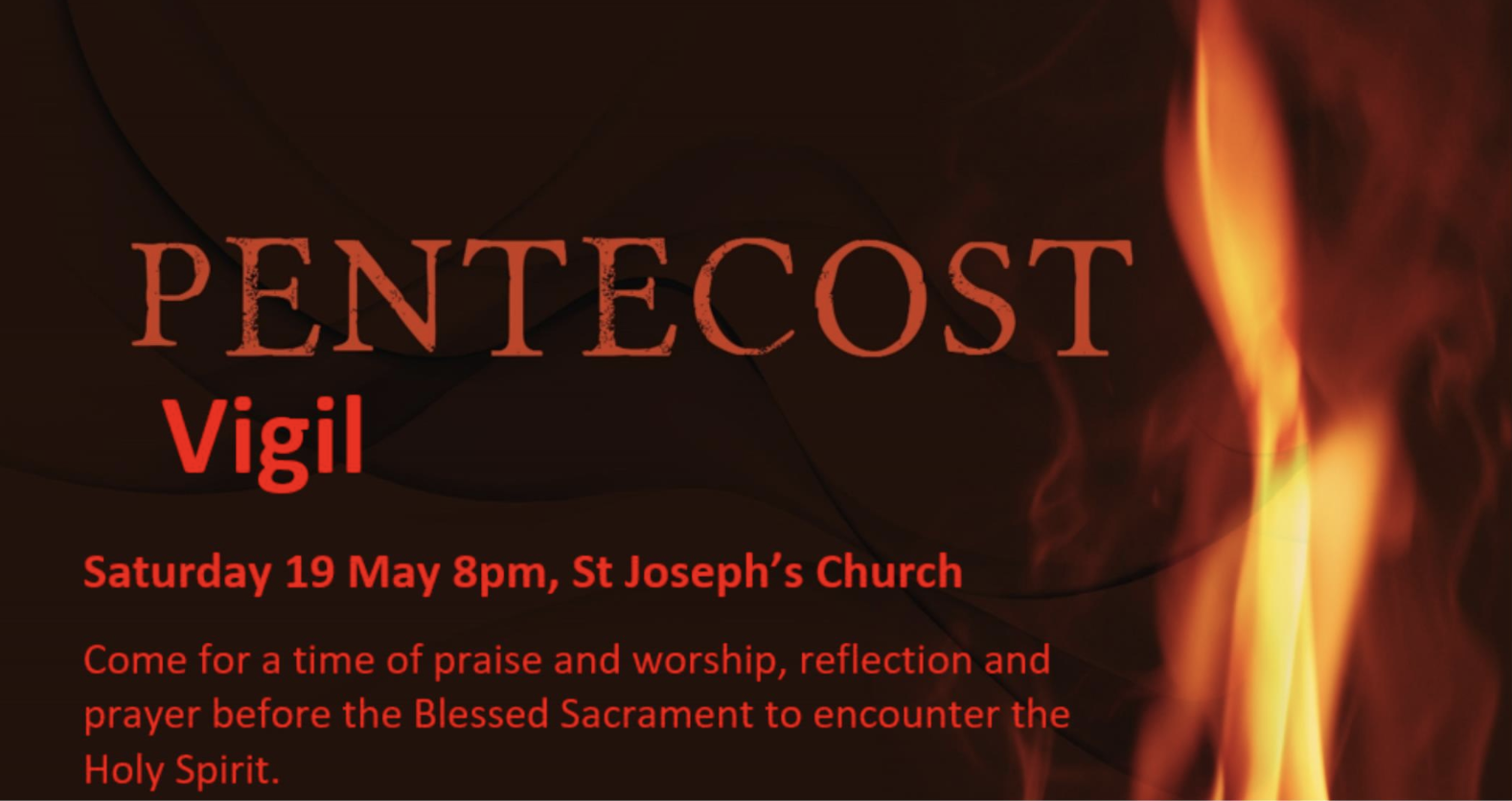 Pentecost vigil poster